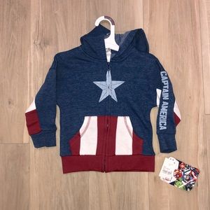 Captain America toddler hoodie
